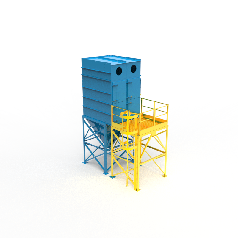 MPC：  旁插式扁布袋除塵器；