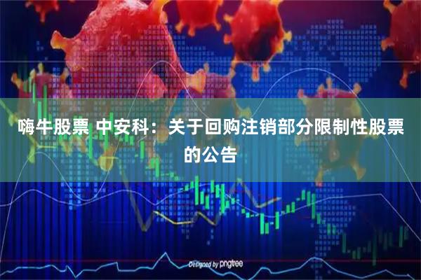 嗨牛股票 中安科：关于回购注销部分限制性股票的公告