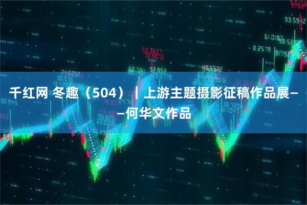 千红网 冬趣（504）｜上游主题摄影征稿作品展——何华文作品